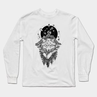 Space wolf Long Sleeve T-Shirt